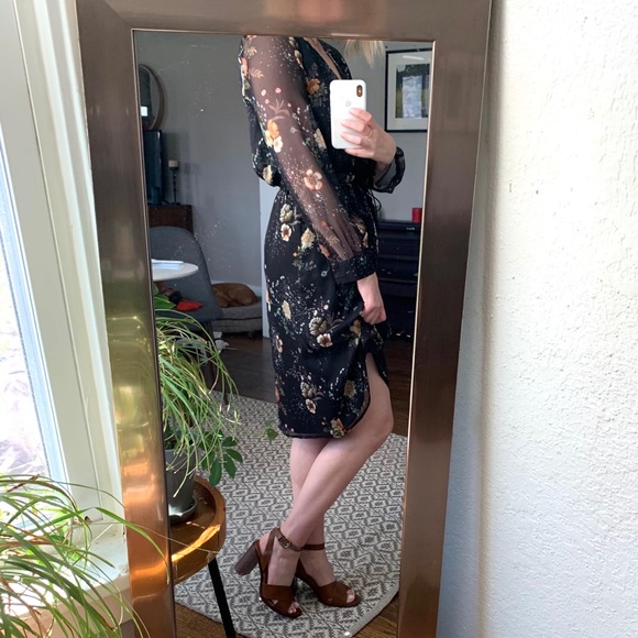 Topshop Floral Dress - Picture 2 of 8